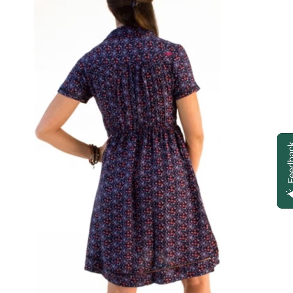 Mountain Khakis Navy and Crimson Mini Dress